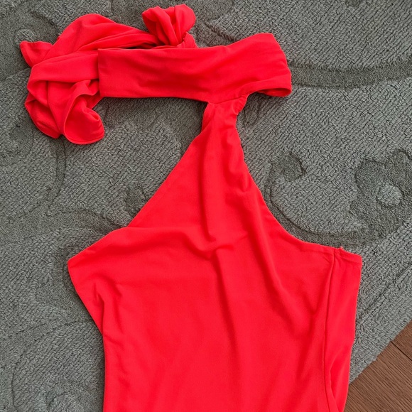 AFRM Halter Ruffle Maxi Dress - Picture 11 of 12